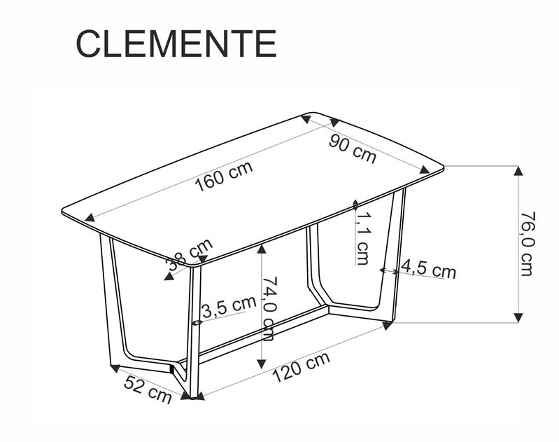 Clemente étkezőasztal -25
